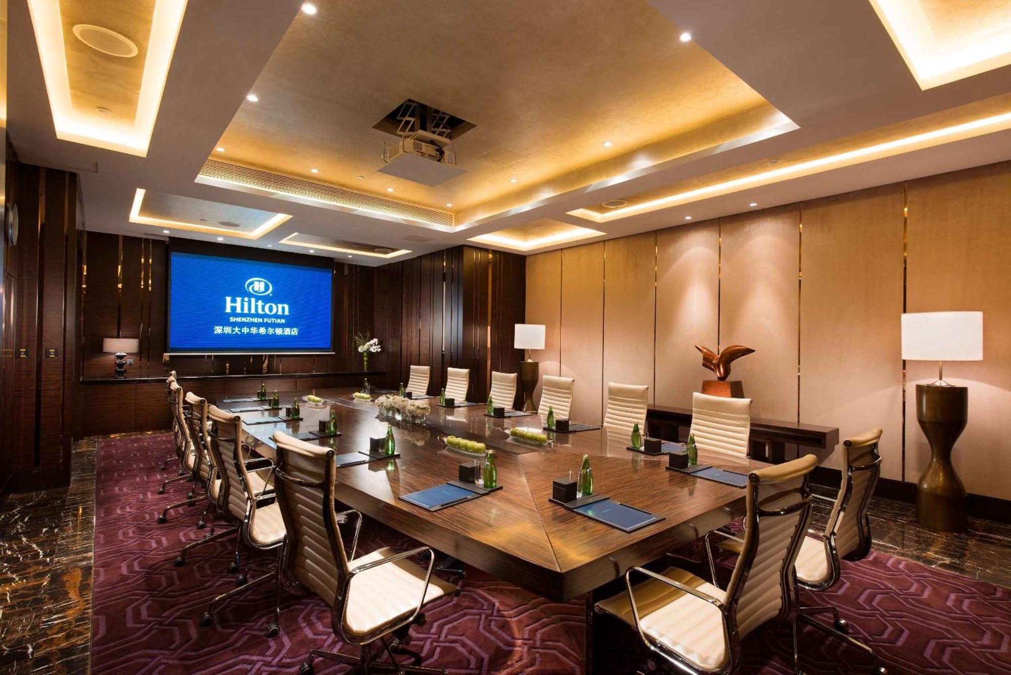 Hilton Shenzhen Futian, Metro Station At Hotel Front Door, Close To Futian Convention & Exhibition Center Εξωτερικό φωτογραφία