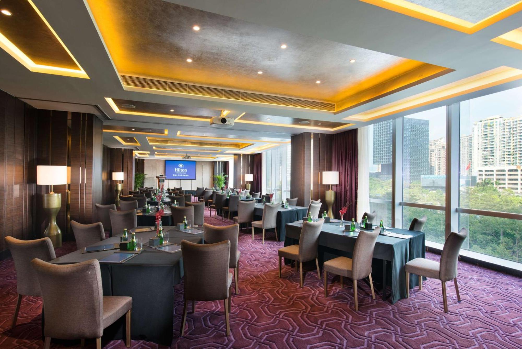 Hilton Shenzhen Futian, Metro Station At Hotel Front Door, Close To Futian Convention & Exhibition Center Εξωτερικό φωτογραφία