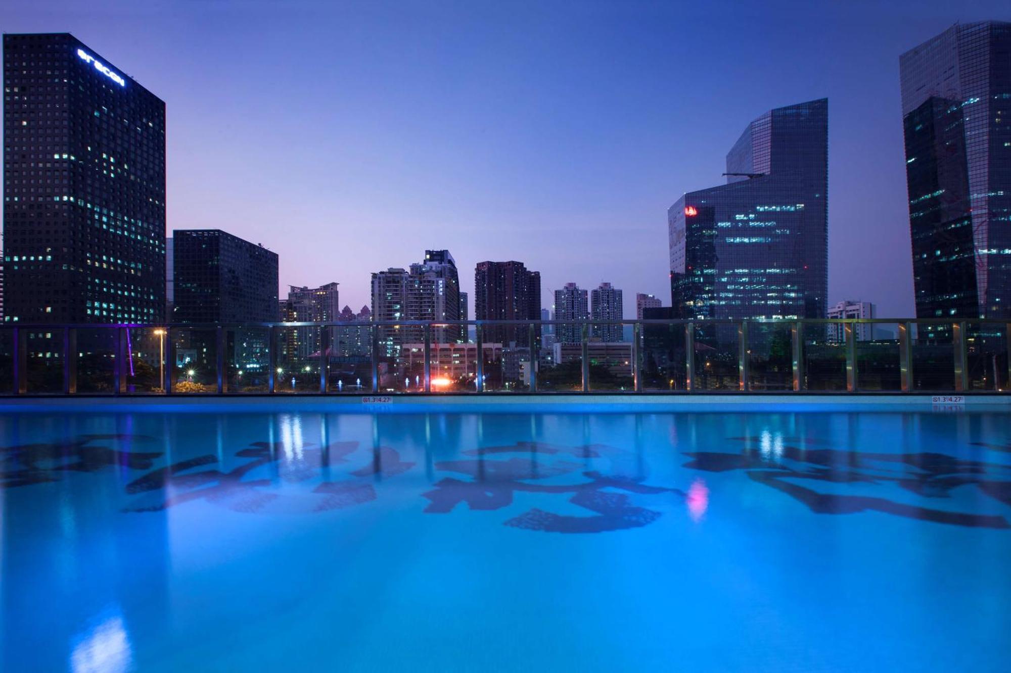 Hilton Shenzhen Futian, Metro Station At Hotel Front Door, Close To Futian Convention & Exhibition Center Εξωτερικό φωτογραφία