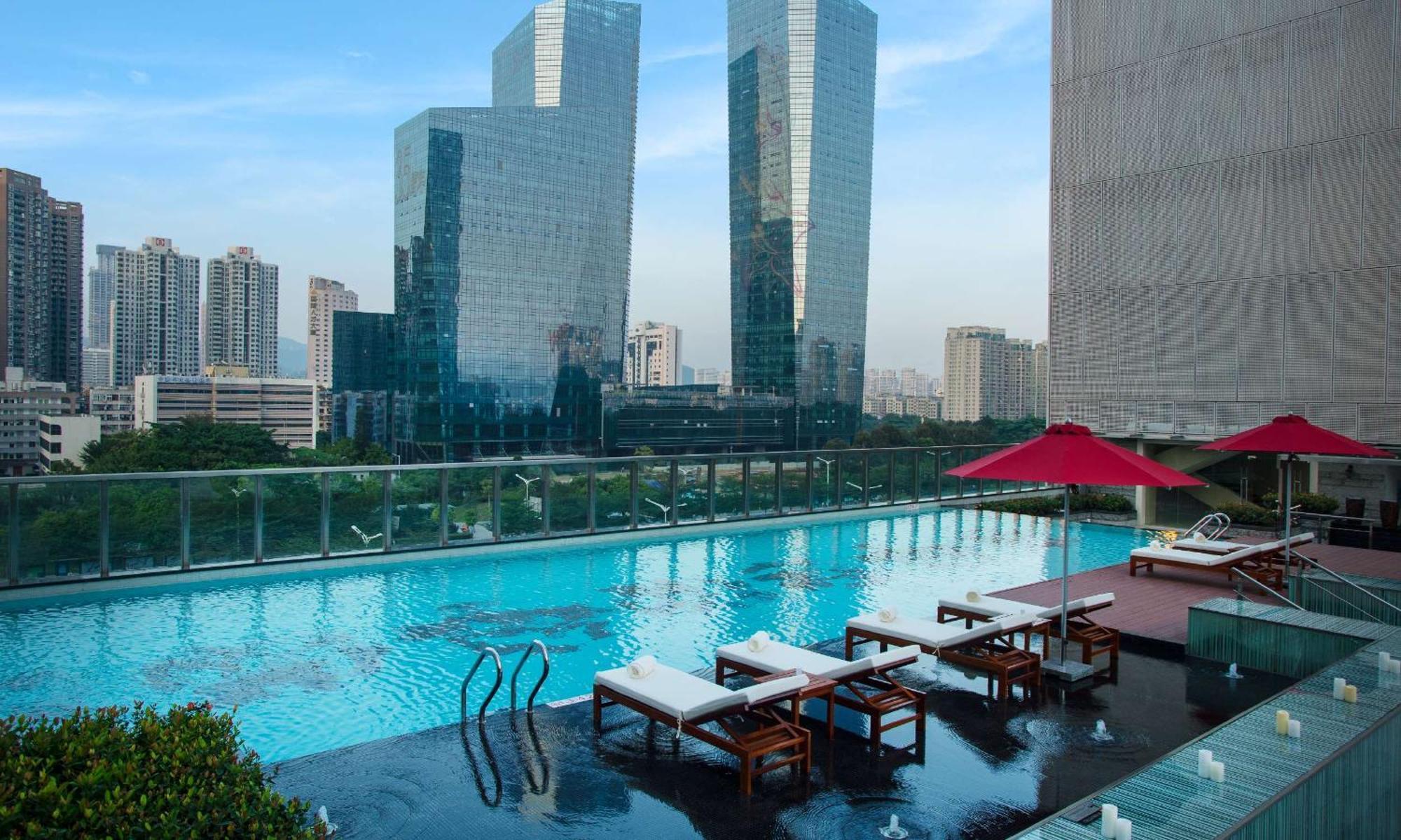 Hilton Shenzhen Futian, Metro Station At Hotel Front Door, Close To Futian Convention & Exhibition Center Εξωτερικό φωτογραφία